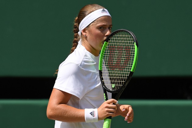 Teniss, Vimbldonas čempionāts: Jeļena Ostapenko - Angelika Kerbere - 7