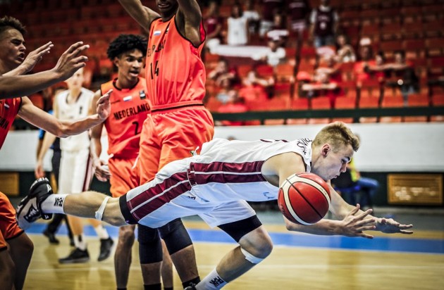 Basketbols, Eiropas U-16 čempionāts puišiem: Latvija - Nīderlande - 7