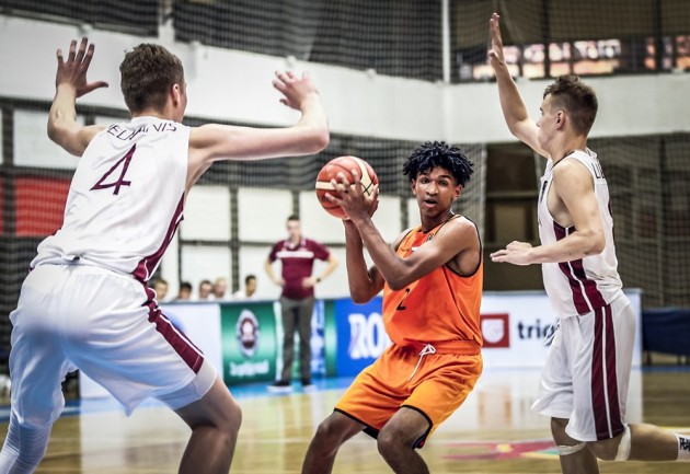 Basketbols, Eiropas U-16 čempionāts puišiem: Latvija - Nīderlande - 12