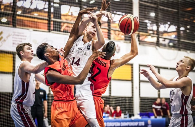 Basketbols, Eiropas U-16 čempionāts puišiem: Latvija - Nīderlande - 13