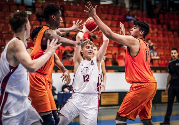 Basketbols, Eiropas U-16 čempionāts puišiem: Latvija - Nīderlande - 17