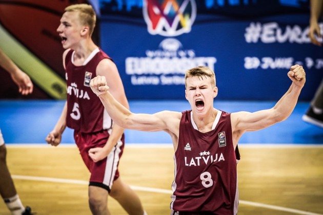 Basketbols, Eiropas U-16 čempionāts puišiem: Latvija - Izraēla - 26