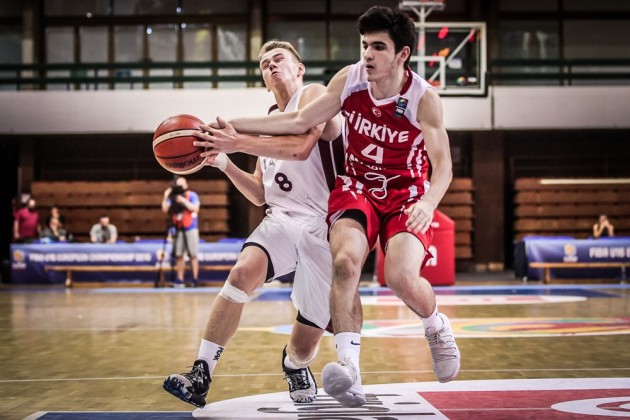 Basketbols, Eiropas U-16 čempionāts puišiem: Latvija - Turcija - 8