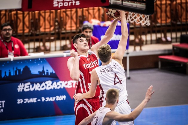 Basketbols, Eiropas U-16 čempionāts puišiem: Latvija - Turcija - 13