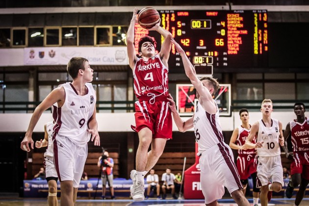Basketbols, Eiropas U-16 čempionāts puišiem: Latvija - Turcija - 21