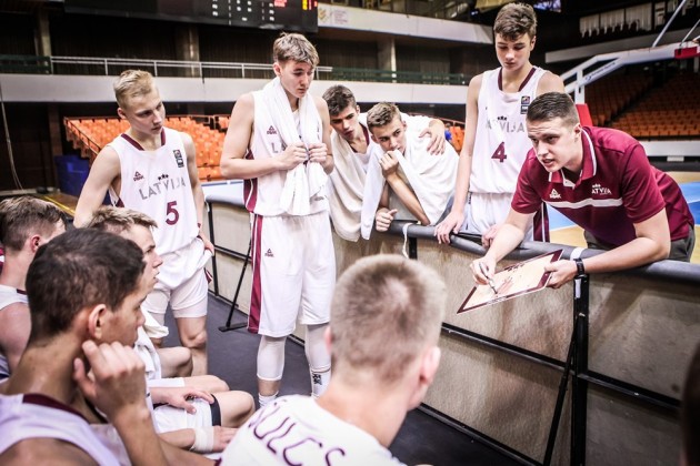 Basketbols, Eiropas U-16 čempionāts puišiem: Latvija - Turcija - 22