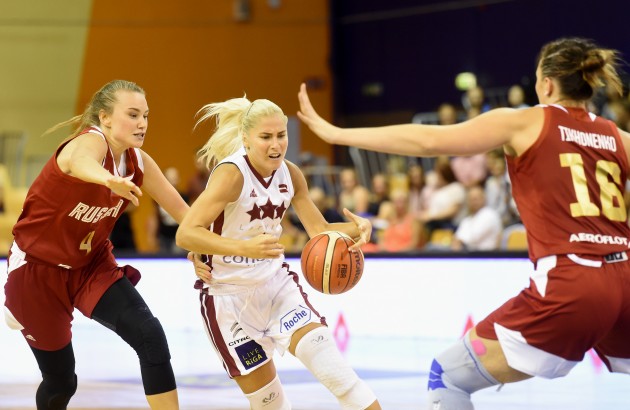 Latvijas sieviešu basketbola izlase saspringtā pārbaudes turnīra spēlē zaudē Krievijai - 7