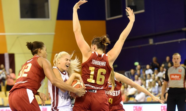 Latvijas sieviešu basketbola izlase saspringtā pārbaudes turnīra spēlē zaudē Krievijai - 10