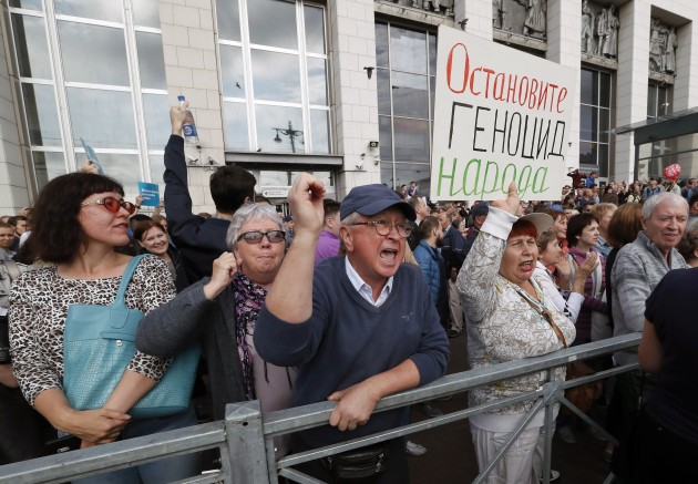 Krievijā protestē pret pensiju sistēmas reformu - 1