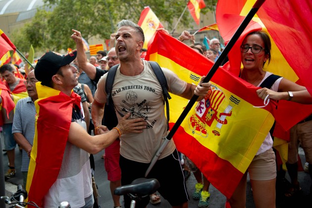 Spānijas mītiņš par atbalstu Spānijas apvienošanai ar Kataloniju - 11