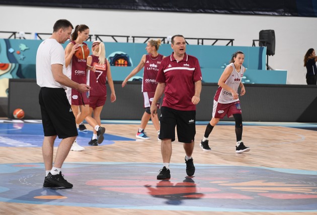 Basketbols, Latvijas sieviešu izlases treniņš Tenerifē 