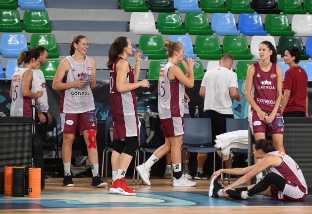 Basketbols, Latvijas sieviešu izlases treniņš Tenerifē 