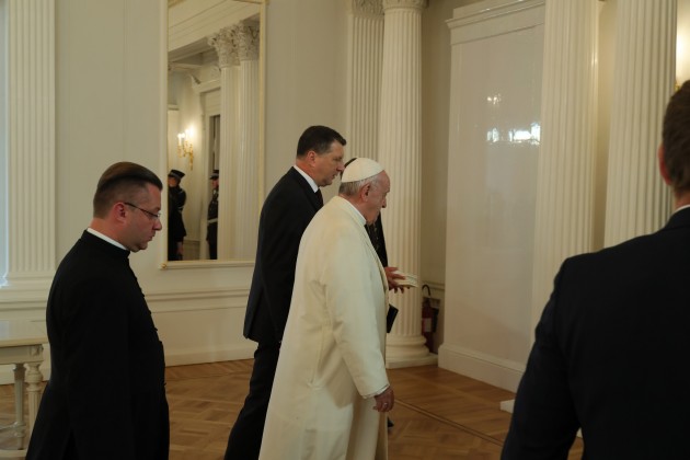 Pāvests Francisks apmeklē Rīgas pili - 21