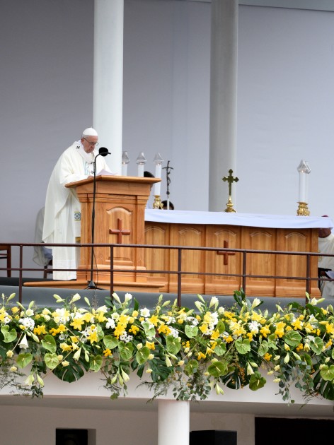 Pāvests Francisks ierodas Aglonā - 19