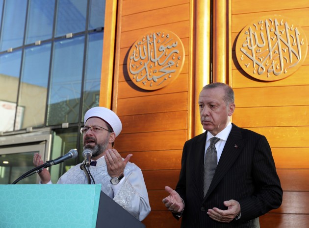 Erdogans atklāj mošeju Ķelnē - 6