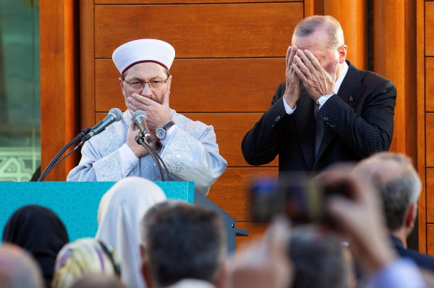 Erdogans atklāj mošeju Ķelnē - 12