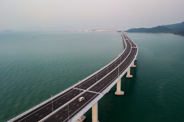 Ķīnā atklāj garāko jūras tiltu pasaulē  - 6