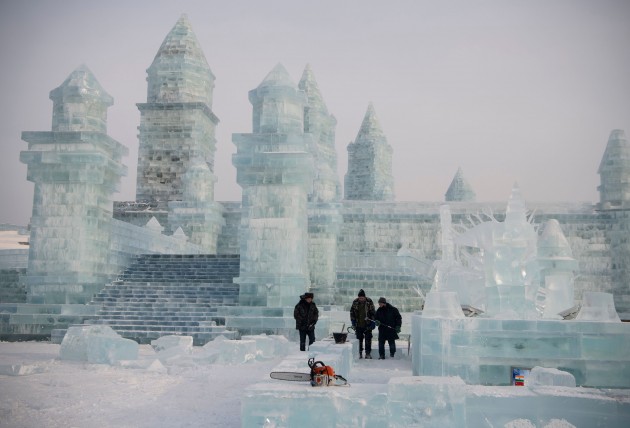 Ledus skulptūru festivāls Ķīnā - 5
