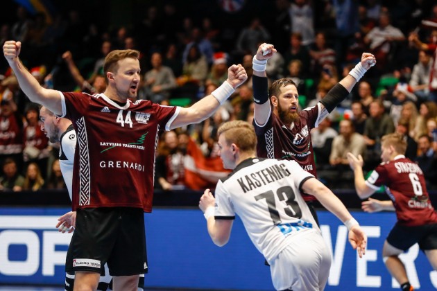 Handbols, Eiropas čempionāts: Latvija - Vācija - 11