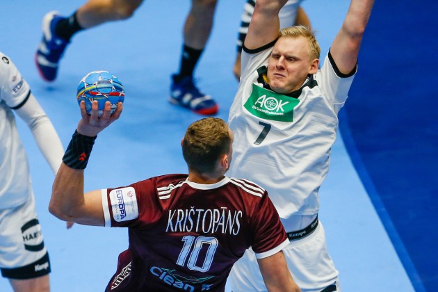 Handbols, Eiropas čempionāts: Latvija - Vācija - 23