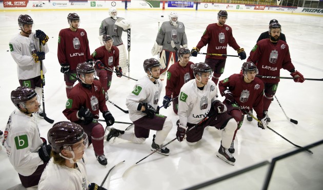 Hokejs: Latvijas hokeja izlases treniņš, 2020. gada februāris - 2