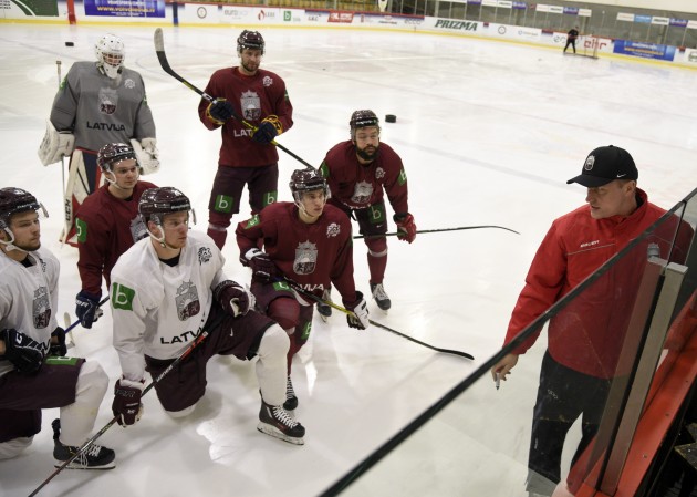 Hokejs: Latvijas hokeja izlases treniņš, 2020. gada februāris - 4