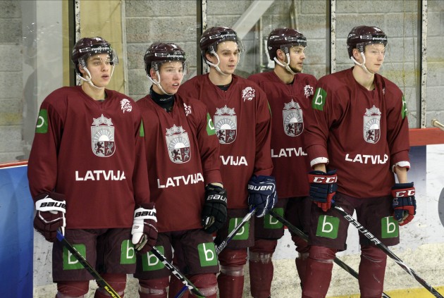 Hokejs: Latvijas hokeja izlases treniņš, 2020. gada februāris - 12