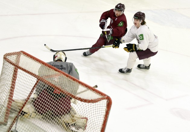 Hokejs: Latvijas hokeja izlases treniņš, 2020. gada februāris - 20