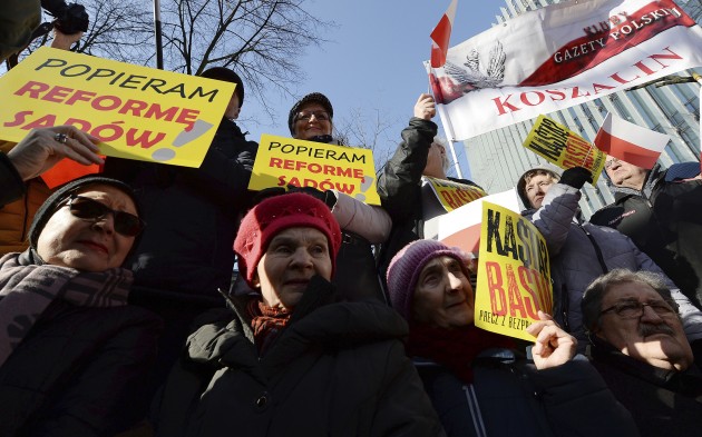 Protests Polijā par tiesu sistēmas reformām - 7