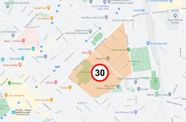 30 km/h zonas Rīgā - 4