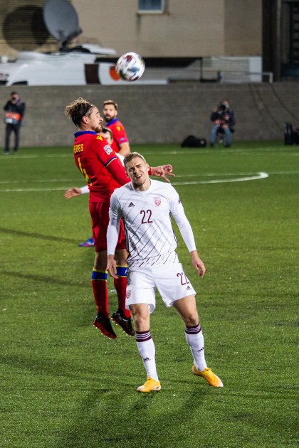 Futbols, Nāciju līga: Latvija - Andora - 30