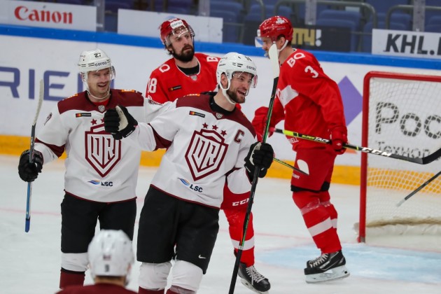 Hokejs, KHL spēle: Rīgas Dinamo - Maskavas Spartak - 24