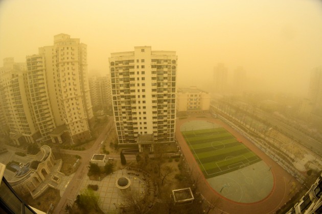 Smilšu vētra Pekinā  - 9