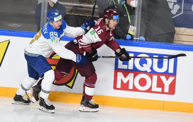 Hokejs, pasaules čempionāts 2021: Latvija - Kazahstāna - 10