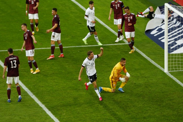 Futbols, Pārbaudes spēle: Latvija - Vācija - 4