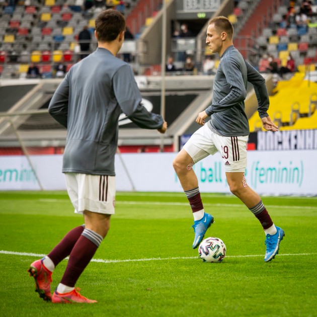 Futbols, Pārbaudes spēle: Latvija - Vācija - 18