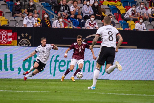 Futbols, Pārbaudes spēle: Latvija - Vācija - 29