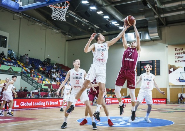 Basketbols, U-19 Pasaules kauss: Latvija - Serbija - 6