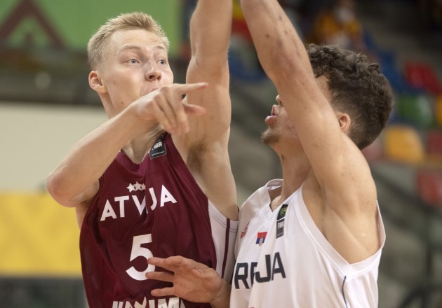 Basketbols, U-19 Pasaules kauss: Latvija - Serbija - 19