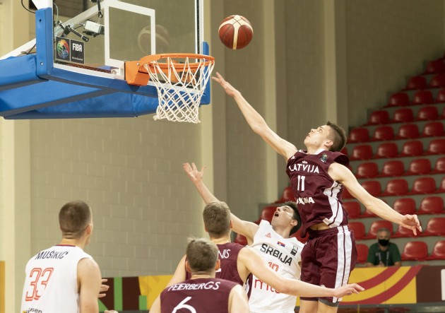 Basketbols, U-19 Pasaules kauss: Latvija - Serbija - 30