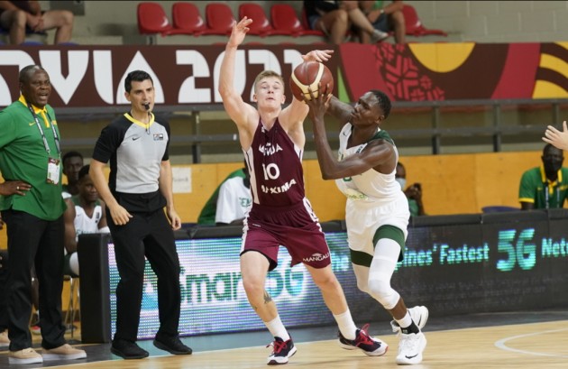 Basketbols, U-19 Pasaules kauss: Latvija - Senegāla - 25