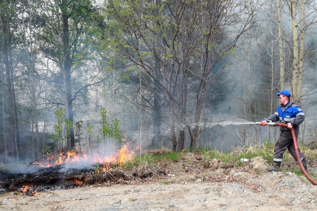 Mežu ugunsgrēki Čeļabinskā - 2