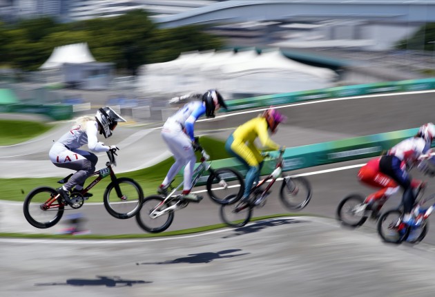 Tokijas olimpiskās spēles, BMX: Helvija Babris, Vineta Pētersone - 47