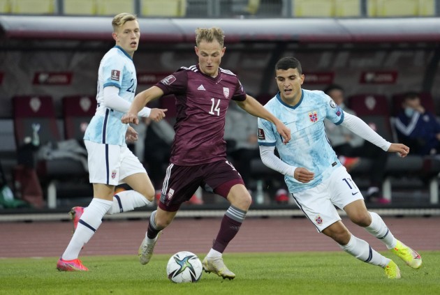 Futbols, PK atlases turnīrs: Latvija - Norvēģija - 5