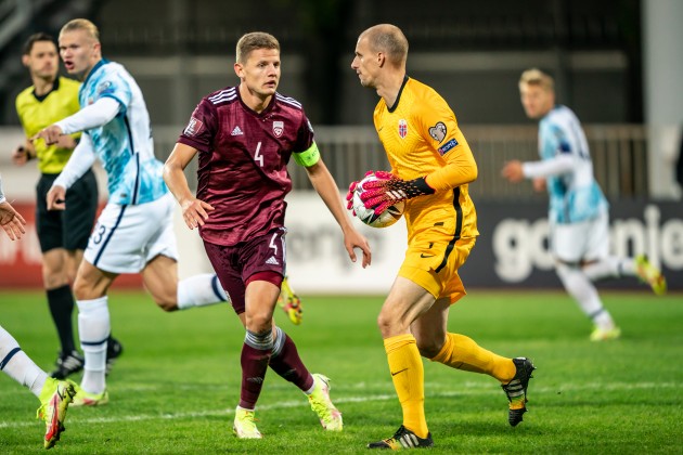 Futbols, PK atlases turnīrs: Latvija - Norvēģija - 27