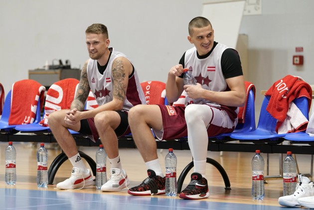 Basketbols, Latvijas vīriešu izlase: Treniņš - 13