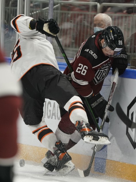 Hokejs, KHL spēle: Rīgas Dinamo - Amur - 46