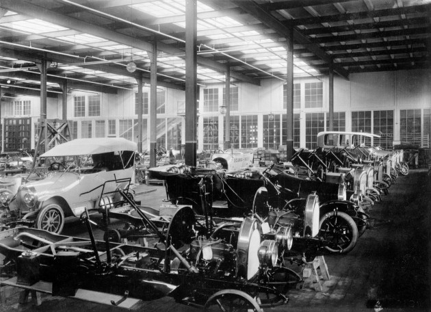 Scania Vabis assembly hall in 1916