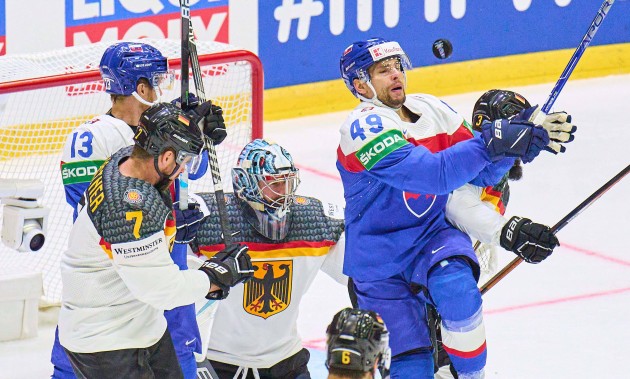 Hokejs, pasaules čempionāts 2022: Slovākija - Vācija - 2