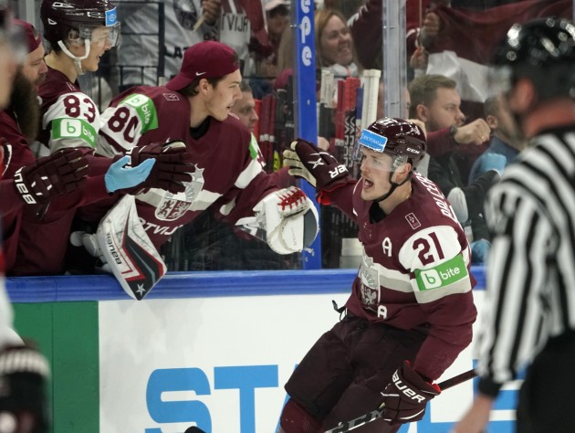 Hokejs, pasaules čempionāts 2022: Latvija - Austrija - 55